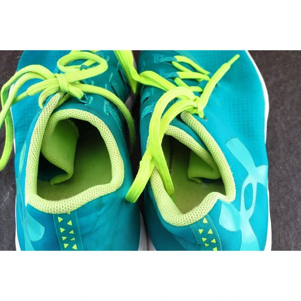 Under armour Youth Girls Shoes Size 3.5‎ M Blue Running Fabric